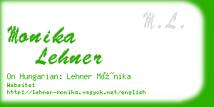 monika lehner business card